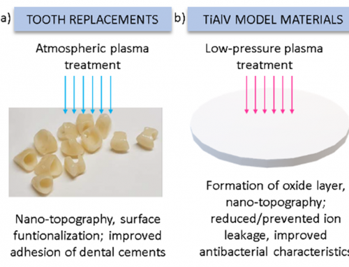 Novel Surface Modification of Dental Prosthetic Replacements by Gaseous Plasma (J3-4502)